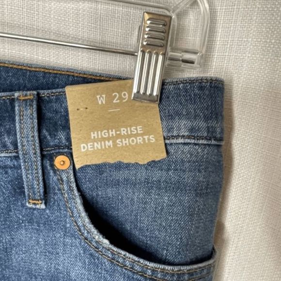 Madewell High Rise Denim Cut Off Shorts - Picture 3 of 5